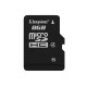 Карта памяти Kingston microSDHC 8Gb 4class