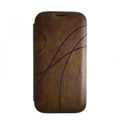 Чехол-книжка Samsung i9500 Book Cover brown