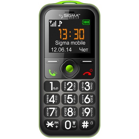 Мобильный телефон Sigma Comfort 50 Mini2 Black-green