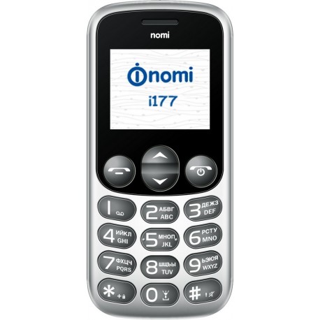 Мобильный телефон Nomi i177 Metal Grey