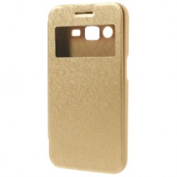 Чехол-книжка Samsung A7/A700 Gold Mercuri