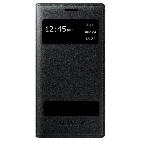 Чехол-книжка Samsung A3/A300 Black Window