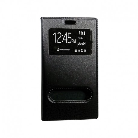 Чехол-книжка Samsung J120 Black Window