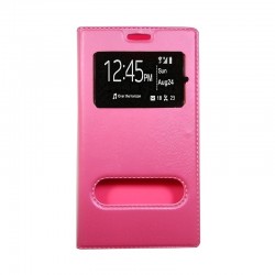 Чехол-книжка Samsung J120 Pink Window