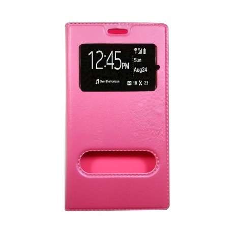 Чехол-книжка Samsung J120 Pink Window