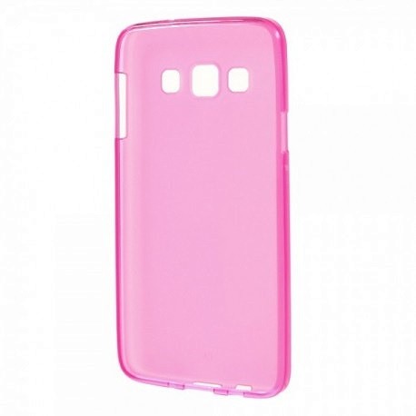 Силиконовый чехол Samsung A700 pink