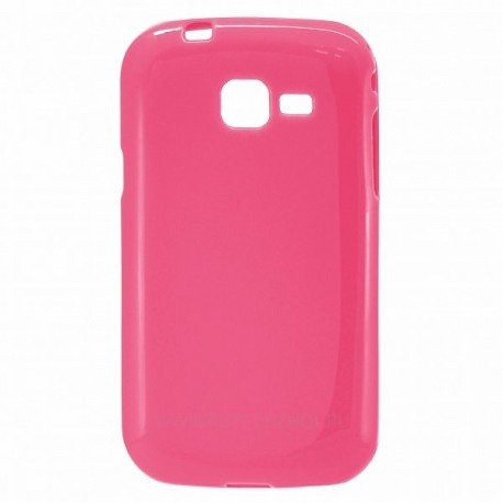 Силиконовый чехол Samsung S7262 pink