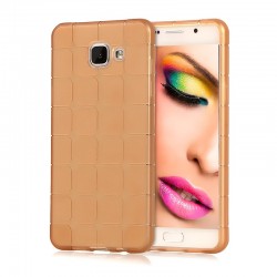 Силиконовый чехол Samsung A310 gold Cube