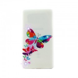 Силиконовый чехол Lenovo A358t Queen Butterfly