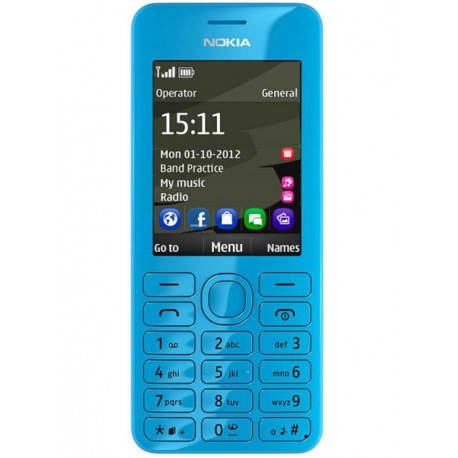 Мобильный телефон Nokia Asha 206 Cyan