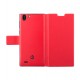 Чехол-книжка Nomi i508 red Slim Cover