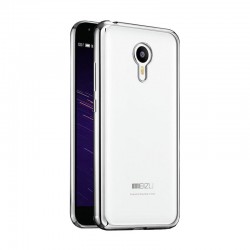 Силиконовый чехол Meizu M2 Mini silver