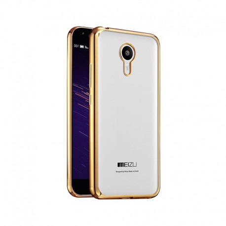 Силиконовый чехол Meizu M2 Mini gold