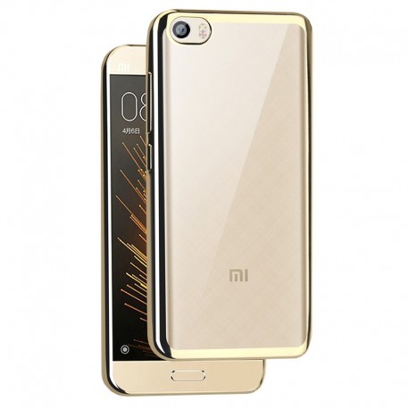 Силиконовый чехол Xiaomi Mi5 gold