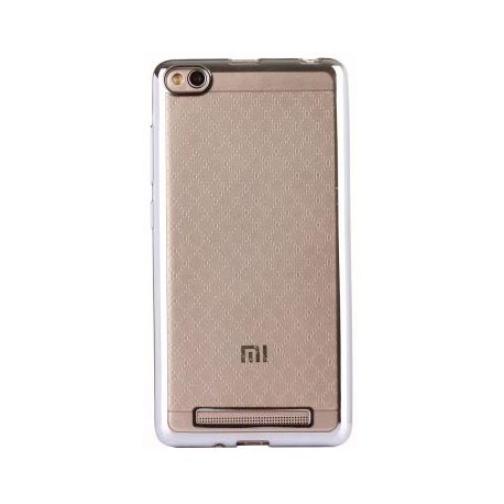 Силиконовый чехол Xiaomi Redmi 3 silver