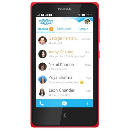 Смартфон Nokia X Dual SIM Bright Red