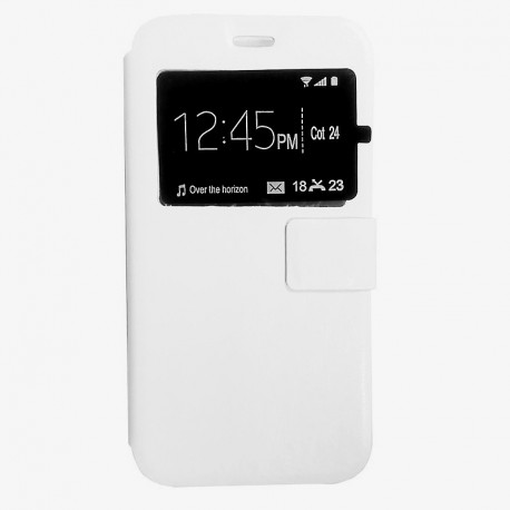Чехол-книжка Samsung J320 White Window