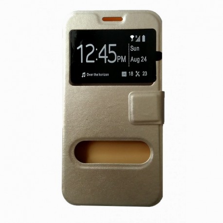 Чехол-книжка Meizu M2 mini gold Window