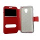 Чехол-книжка Meizu M2 mini red Window