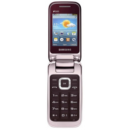 Мобильный телефон Samsung C3592 Wine Red